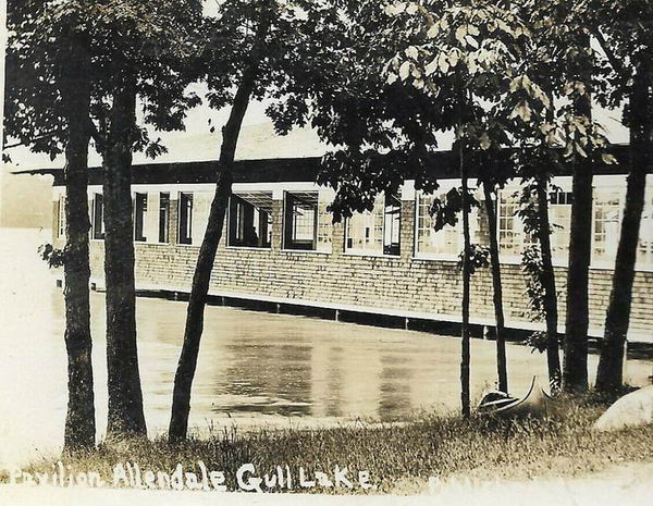 Gull Lake Dance Pavillion - 1910 Photo (newer photo)